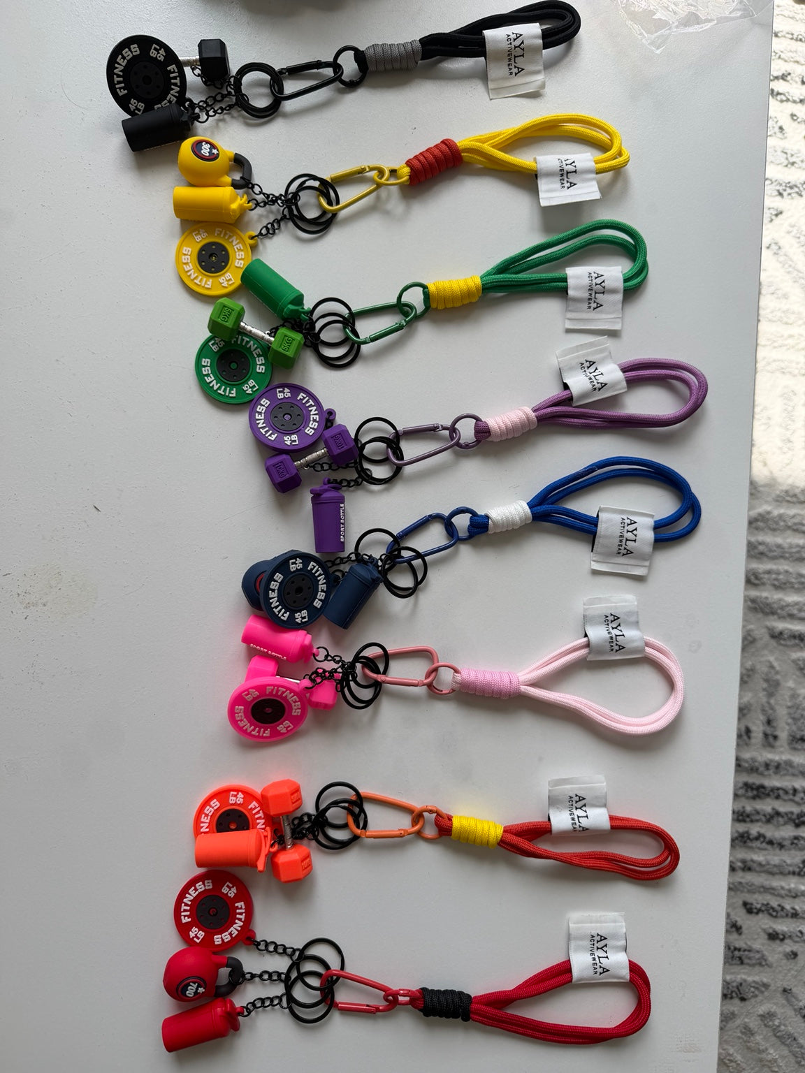 AYLA Fitness Keychain — All colors